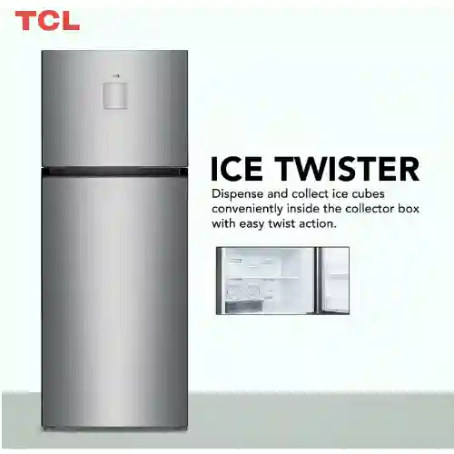 TCL 605L Double Door Refrigerator