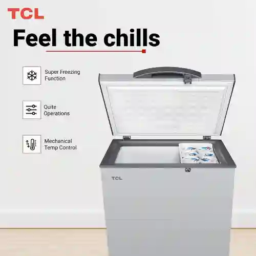 TCL Chest Freezer with Mechanical Control