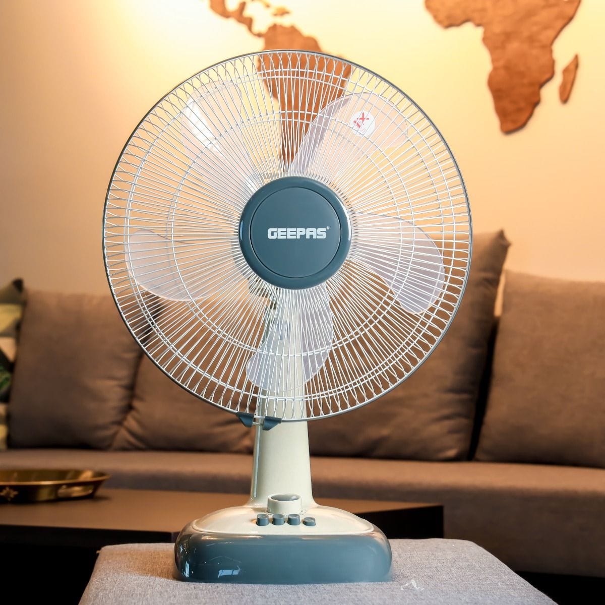 16" Table Fan/3 Speed/Oscillation 1x3