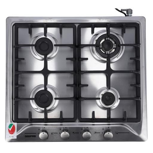 60x60 Tabletop Gas Hob/4Gas,S Steel Trky
