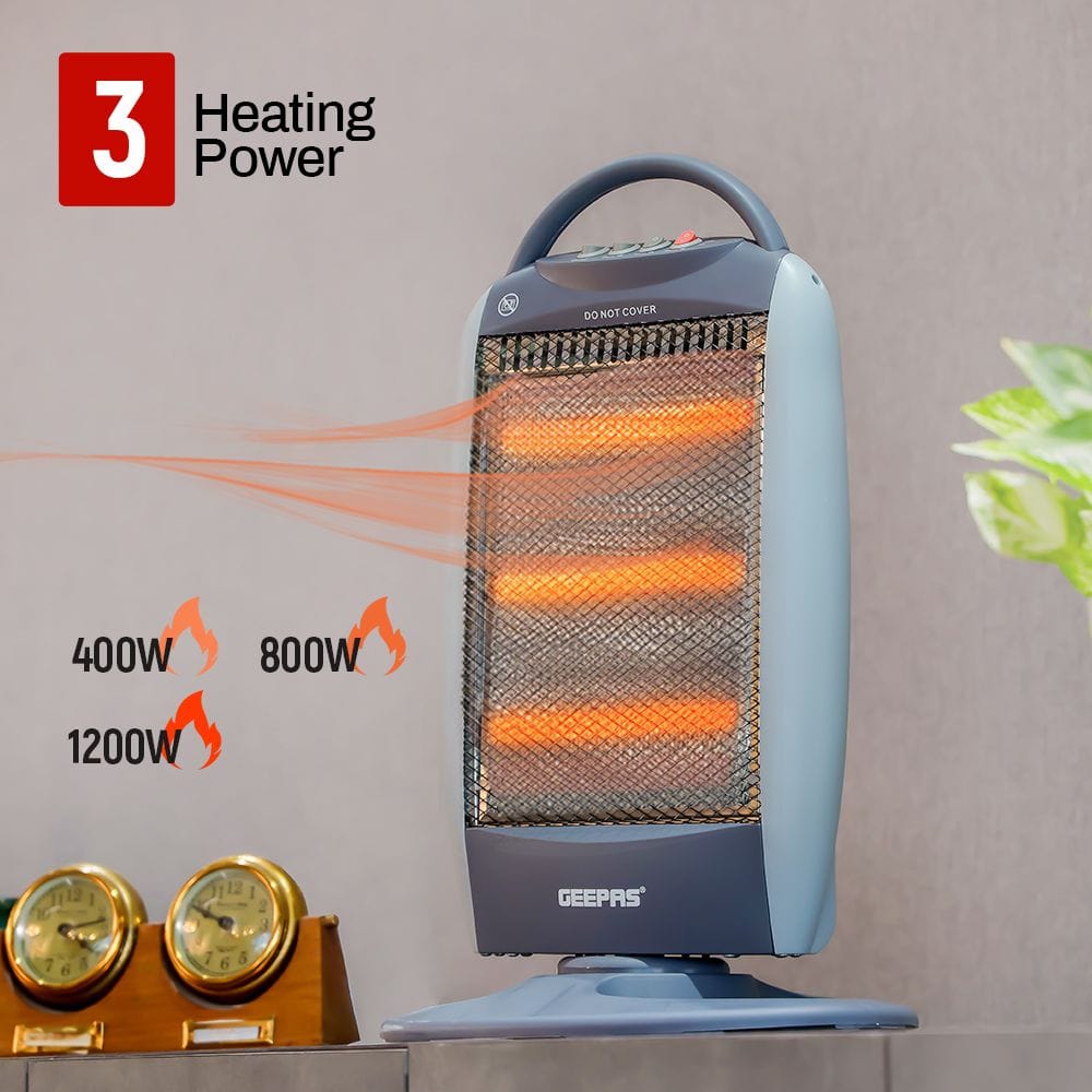 Halogen Heater/3Heat Setng/Oscltation1x4