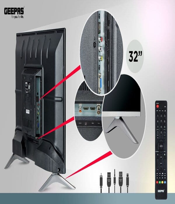 32" Dled HD LED TV 1X1