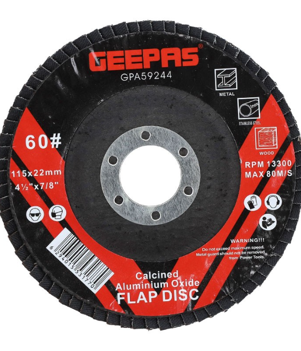 Flap Disc - 115x22.2mm P60 1x200