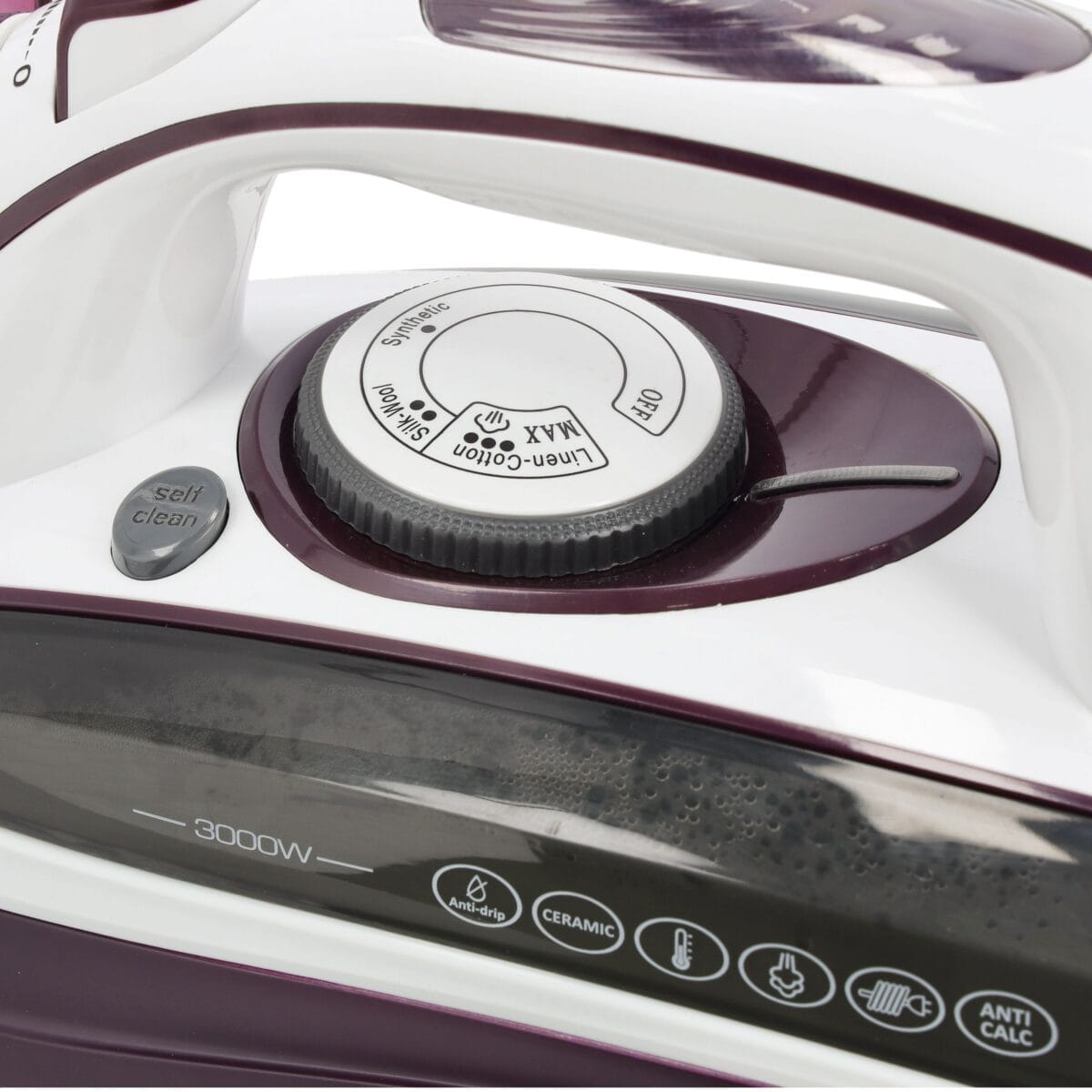 Ceramic Steam Iron-400 ML Tank 3000W 1x8