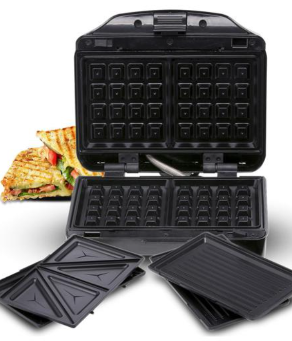 3In1 S/S Det Sandwich Maker1X6