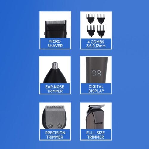 9In1 Rech.Grooming Kit/WatrProf/Usb 1X20