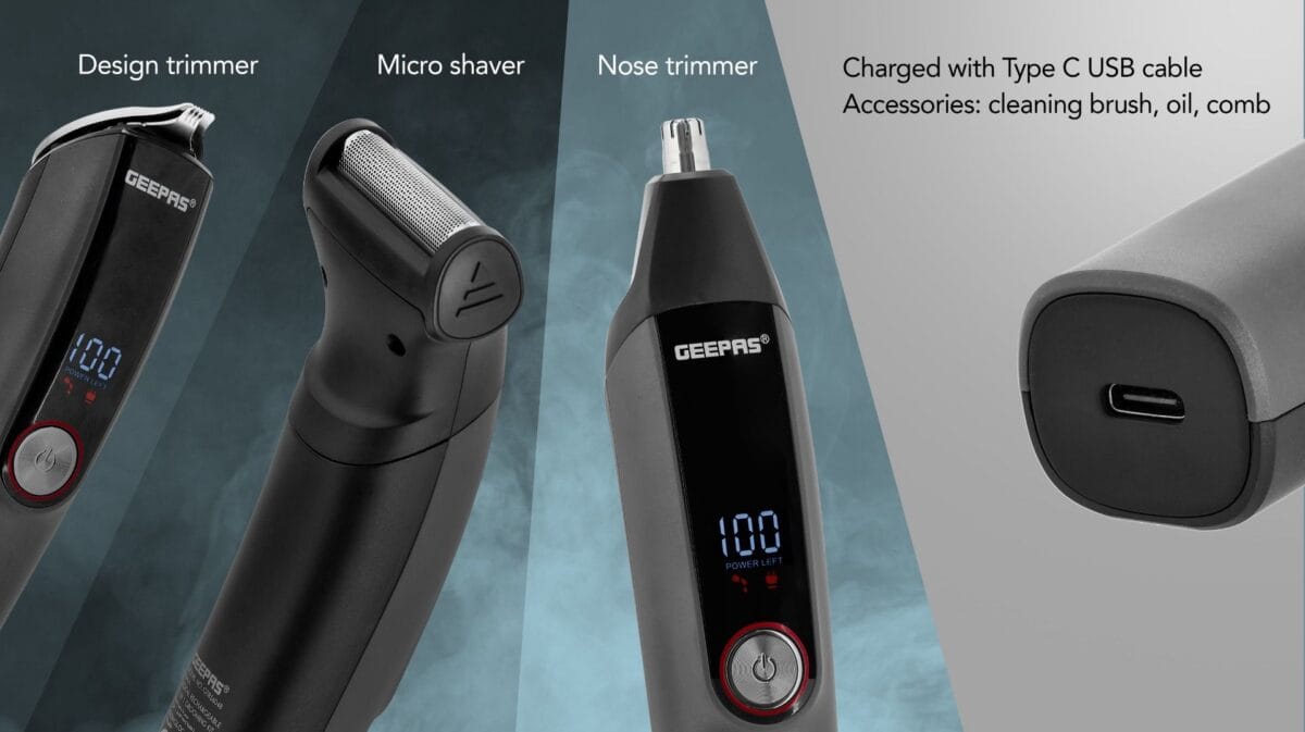 11in1Grooming Kit/Dgtl Dsply/120mnts1x20