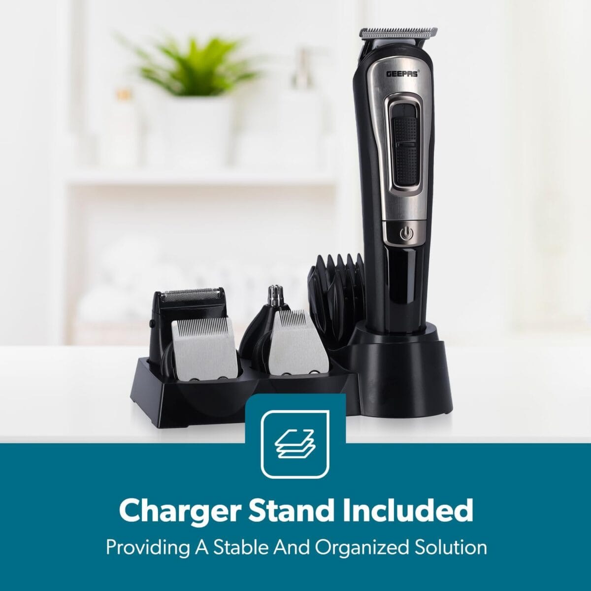 11 In 1 Rech Grooming Kit/Usb 1x6