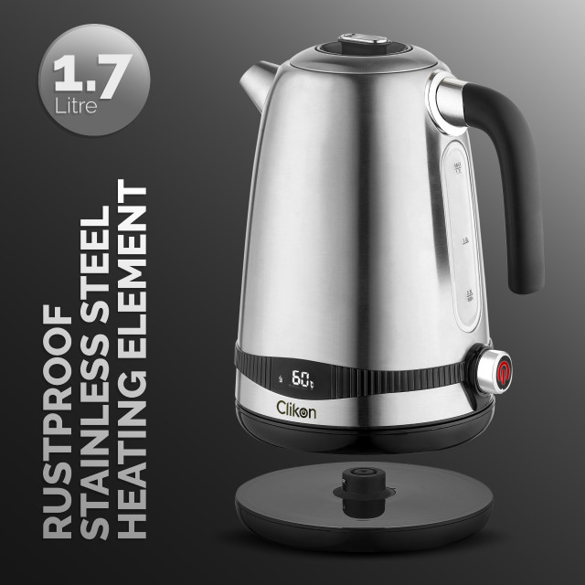 PREMIUM ELECTRIC KETTLE WITH TEMP CONTROL&DISPLAY 1.7L 2200W