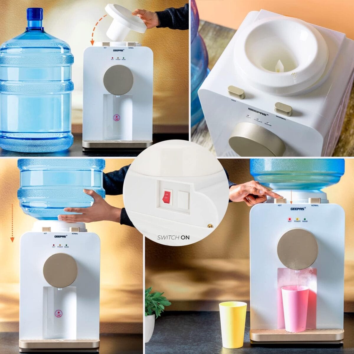 Hot&Normal Water Dspnsr/ 5Ltr Cpcty 1x1