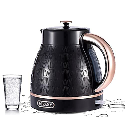 DOUBLE WALL ELECTRIC KETTLE WITH SEAMLESS INSIDE 1.7L-2200W