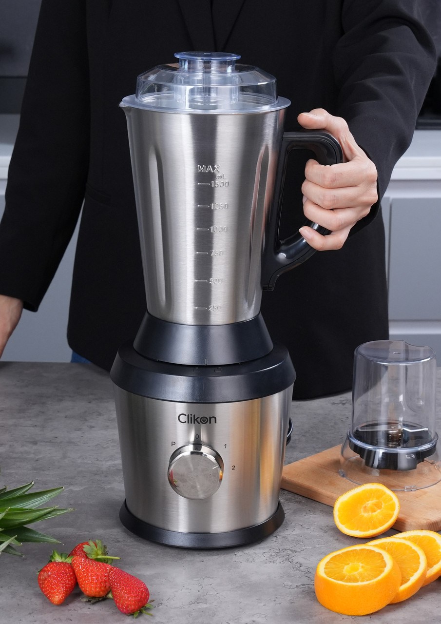 2 IN 1 BLENDER 600W WITH STAINLESS STEEL BIG JAR
