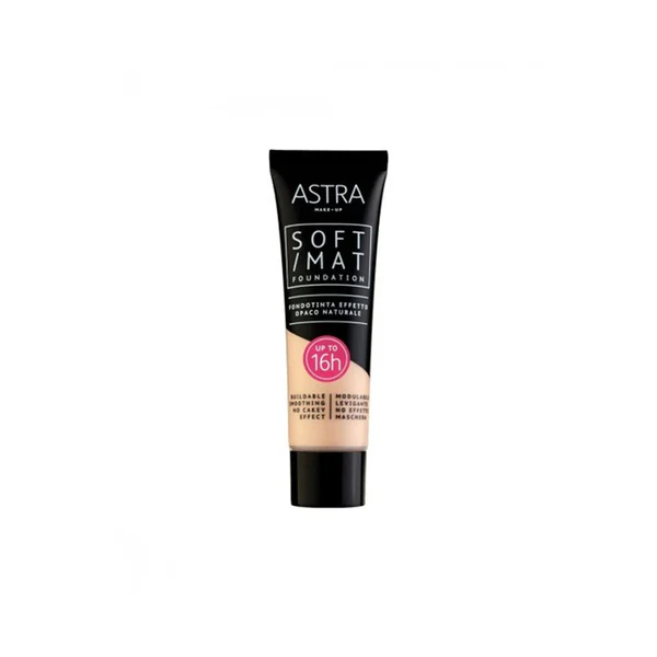 Astra Soft Mat Foundation - Shade - Cloud