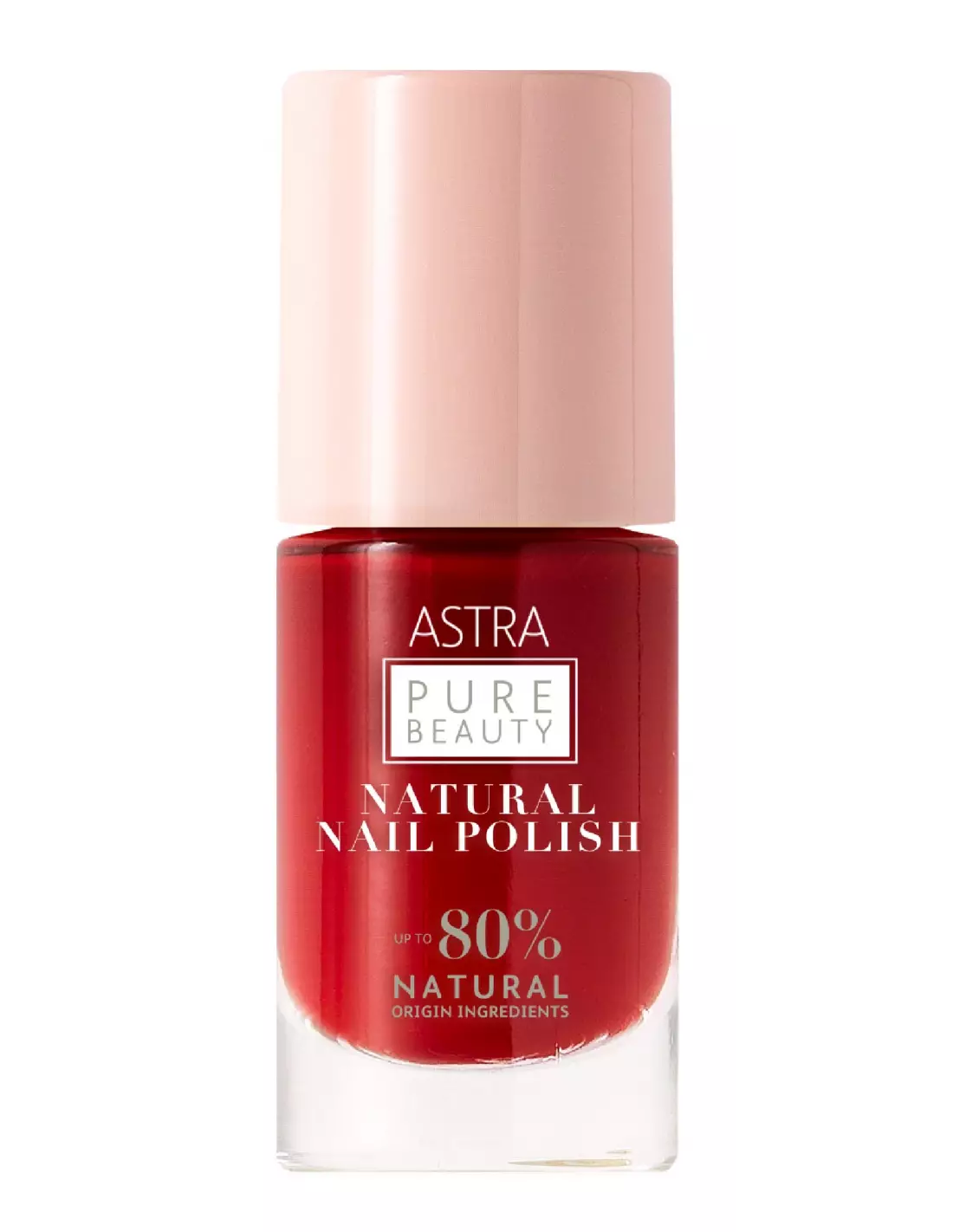 Astra Pure Beauty Natural Nail Polish - Shade - Red Salt