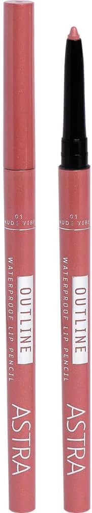 Astra Outline Watreproof Lip Pencil - Shade - Nude Vibe
