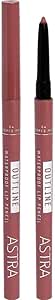 Astra Outline Water   proof Lip Pencil - Shade - Must Red