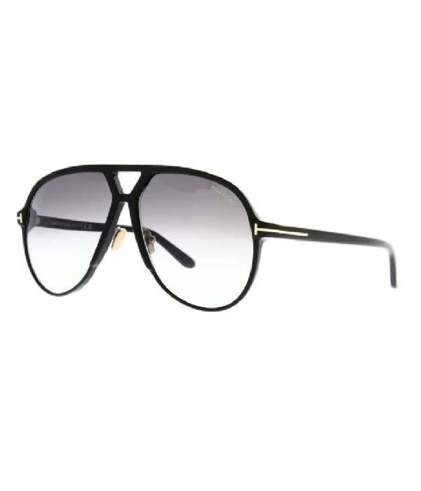Tom Ford Aviator Sunglasses TF1061-01B-64