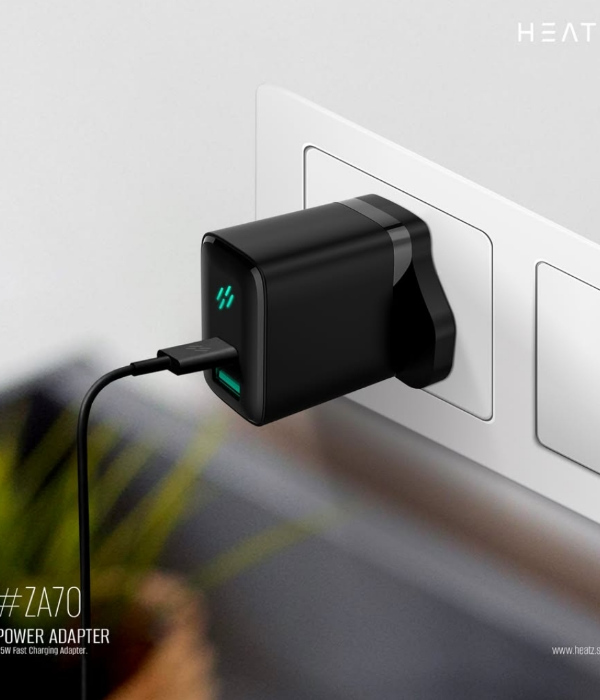 Charger Heatz Za70 25W Uk Plug With C To Lightening