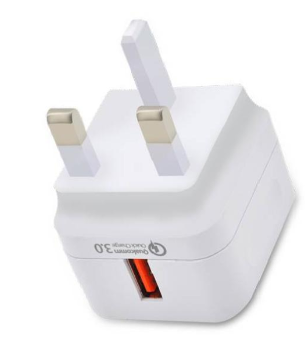 HeatZ Single Port Smart Fast Home Charger With Type C Cable(3A)