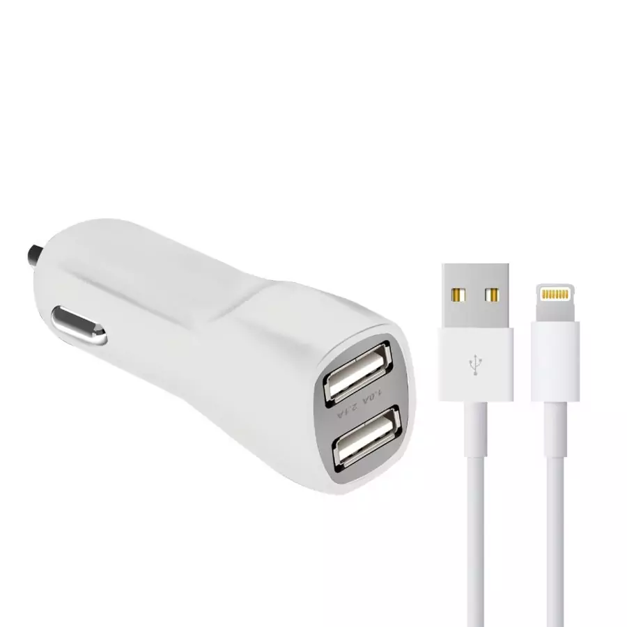 NYORK | USB Lightning International Car Charger Dual Port Adapter | CC-630