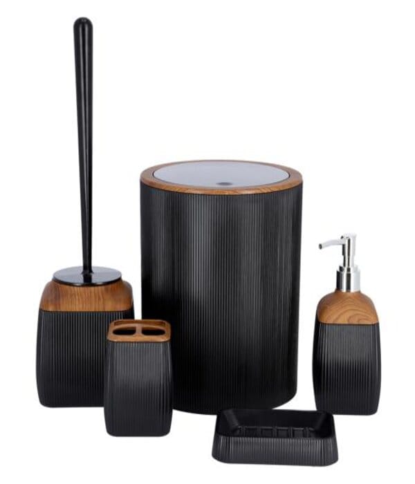 5PC Royal Bath Set-Wooden Design1X8