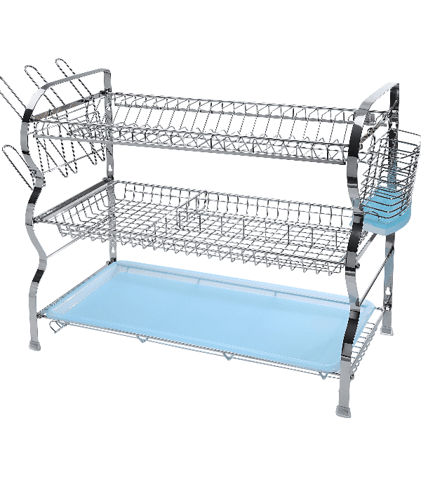 SS Wall Hanging Dish Racks 1X6