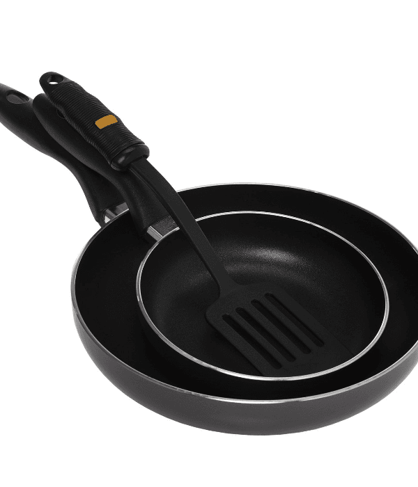 Fry Pan Set 18CM&26CM+Turner 1X6