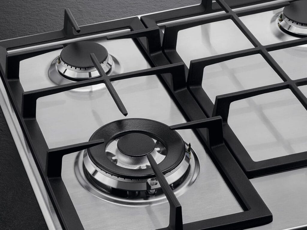 AEG-BUILT-IN 60CM GAS HOB STAINLESS STELL  MADE ITALY