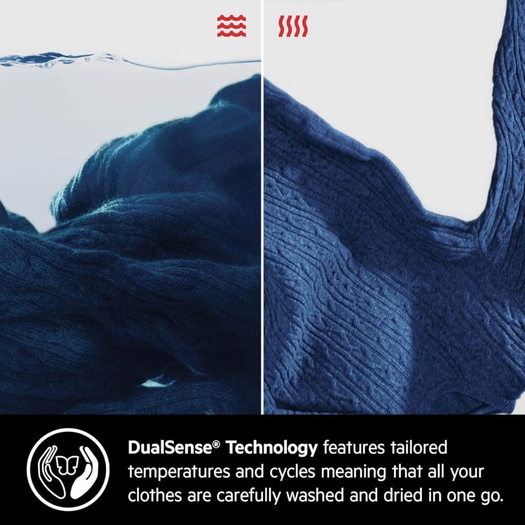 AEG- Fully Integrated Washer/Dryer, 7kg/4kg 1600 rpm, DualSense, ProSense, Steam Dim: H819 x W596 x D540 mm ITALY