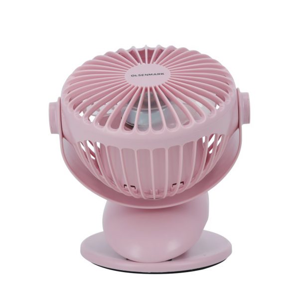 6" Rechargeable Mini Clip Fan 1x60