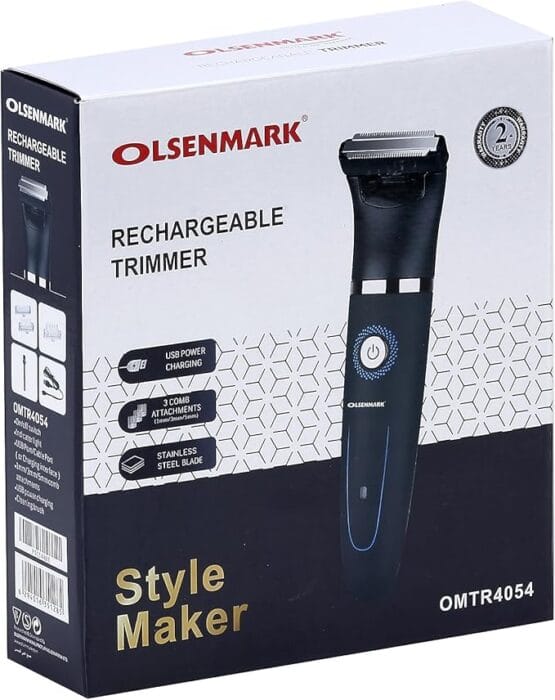 cordless w/proof recble hair trimmer 1x6