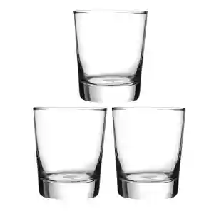 Royalford 3 Pcs Glass Tumbler Set