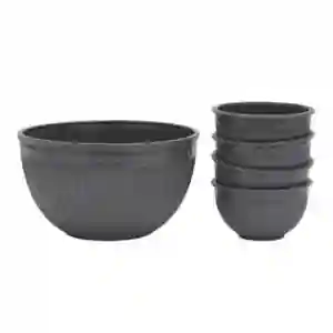 Royalford  5 Piece Bowl Set - Grey