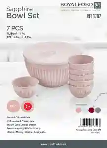 Royalford Sapphire Bowl Set