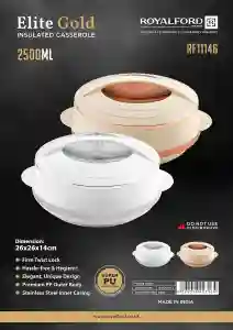 Elite Gold Insulated Casserole
