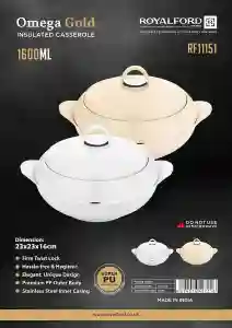 Royalford Omega Gold Casserole