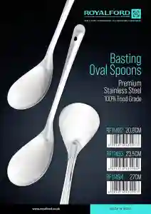 Royalford 23.5 CM Steel Spoon