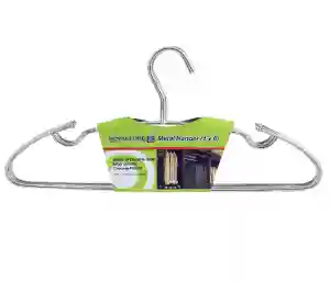 Royalford  6 Piece Metal Hanger Set - Silver