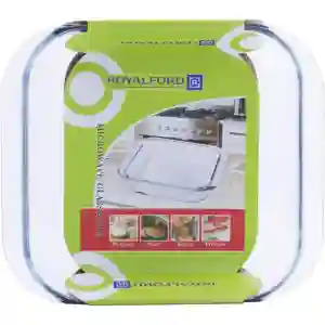 Royalford 2 Litre Glass Square Dish