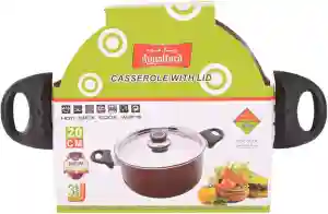 Royalford 20cm nonstick casserole with lid