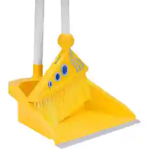 Royalford Plastic Broom with Dustpan Set