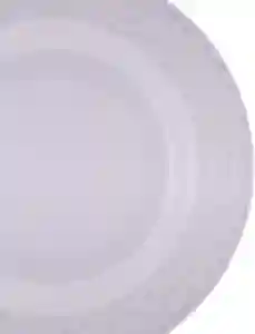 Royalford 10" Melamine White Pearl Dinner Plate