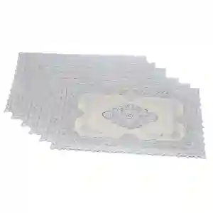 Royalford Table Mat Set 6pc/Silver - 12"X18"