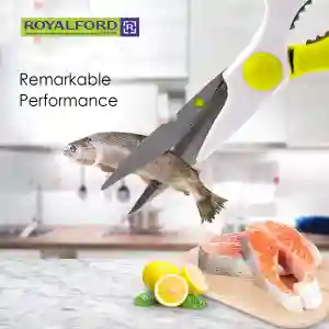 Royalford Professional Kitchen Scissors 2 in 1 Stainless steel