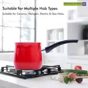 Royalford 10.5 cm Non-Stick Coffee Warmer - Red