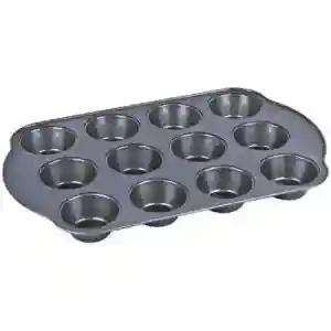 RoyalFord 12 Cup Muffin Pan, Black