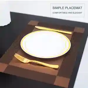 Table Placemats Set 45 x 30 cm Rectangular