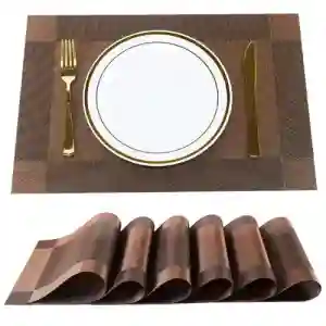 Table Placemats Set 45 x 30 cm Rectangular