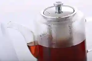 Royalford 960 ml Glass Tea Pot Stainless Steel Strainer