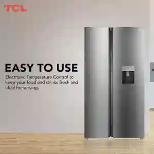 TCL 790L Side by Side Refrigerator with Water Dispenser